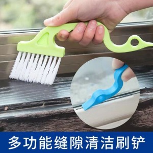 家用窗户凹槽死角缝隙刷手握式天鹅头清洁刷厨卫沟槽清洗刷子